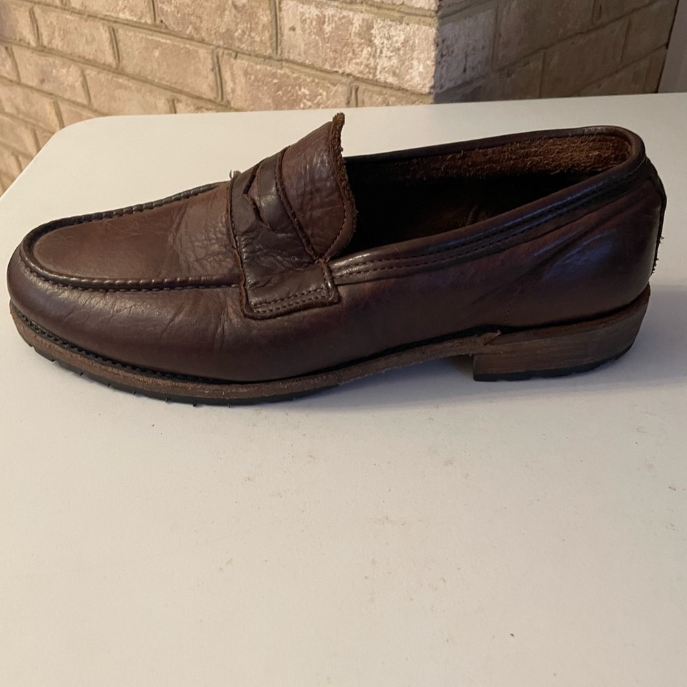 Men’s Vintage Brand 10.5 Brown Penny Loafers - Picture 5 of 11